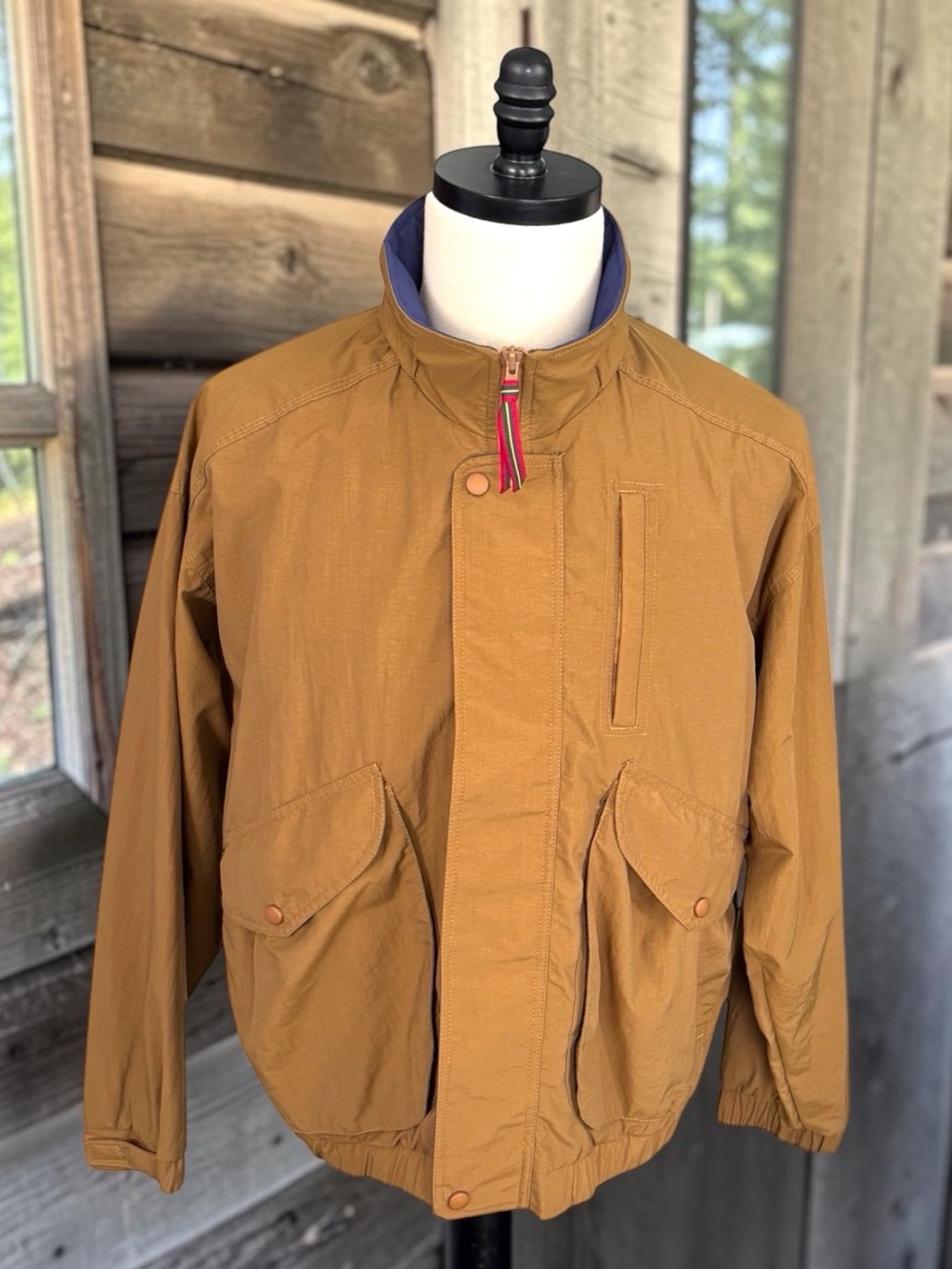 Field & Stream Vintage 80’s/90’s Vantage Cloth Tan/Ochre field jacket | Large